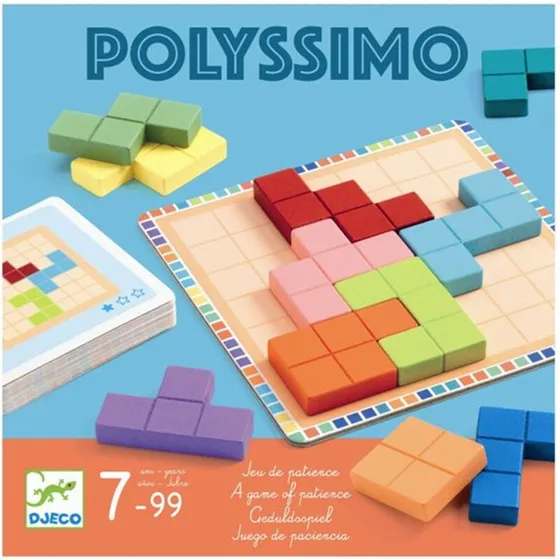 Djeco Polyssimo Logikspil (21,5 x 21,5 cm)