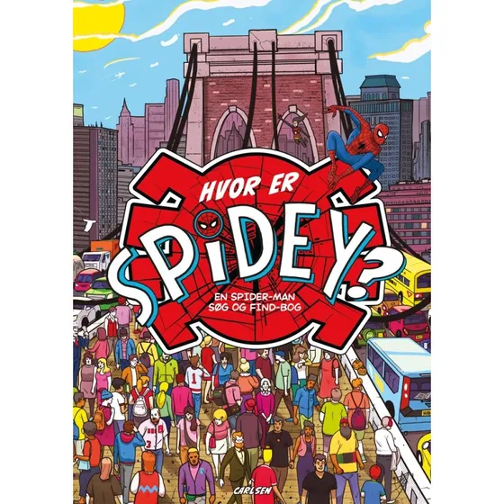 Hvor er Spidey? Søg og find-bog