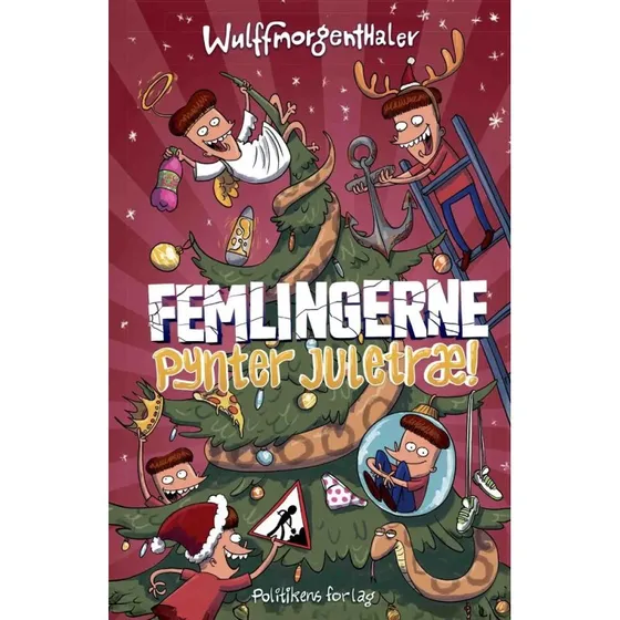 Femlingerne pynter juletræ – adventsbog (Mikael Wulff)