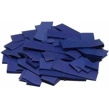 TCM Papirkonfetti rektangulære 55x18 mm mørkeblå 1 kg