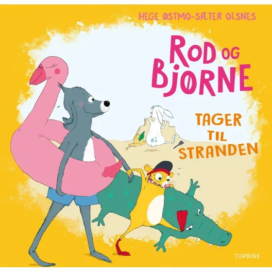 Rod og Bjørne tager til stranden