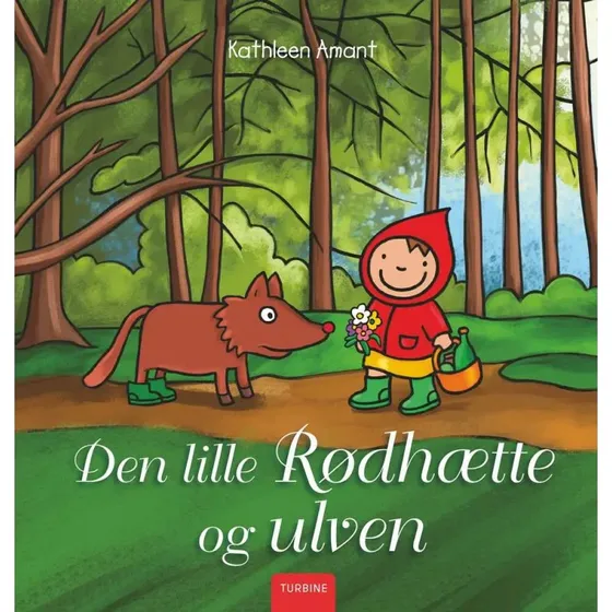 Den lille Rødhætte og ulven – illustreret børnebog