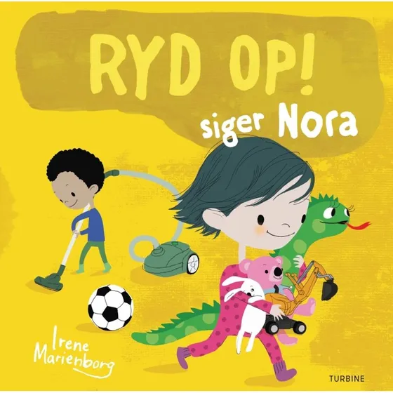 Ryd op! siger Nora – billedbog af Irene Marienborg