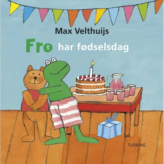 Frø har fødselsdag – papbog af Max Velthuijs