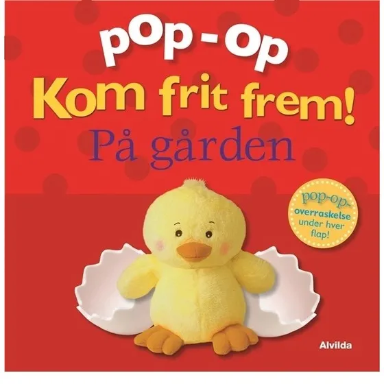 Kom frit frem - På gården (pop-up flapbog)