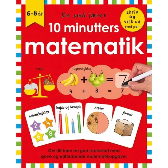 De små lærer: Skriv & visk ud – 10 minutters matematik