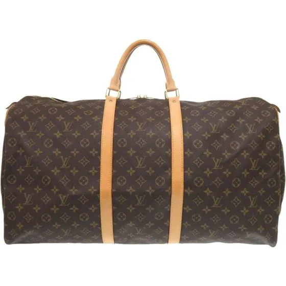 Louis Vuitton Keepall 60 Monogram - Brun (60×32×25 cm)