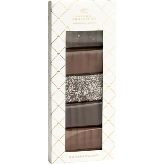 Karamel Kompagniet karamelbar gaveæske, 3 stk.