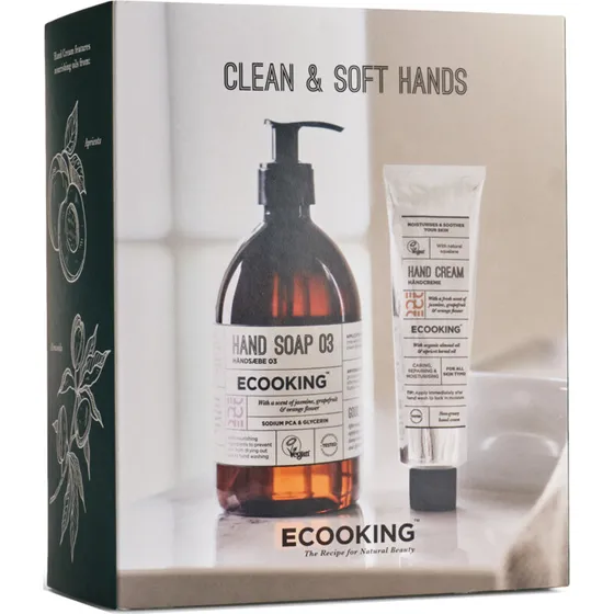 Ecooking Rensescrub og Dagscreme Gaveæske (125/50 ml)
