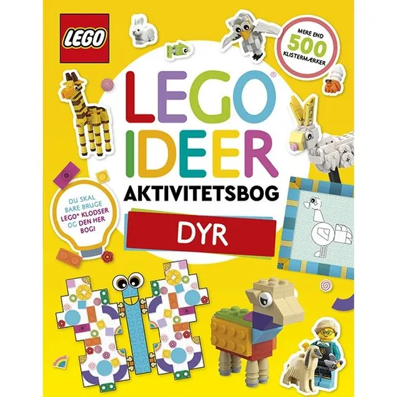 LEGO Ider Aktivitetsbog  Dyr (med 500+ klistermrker)