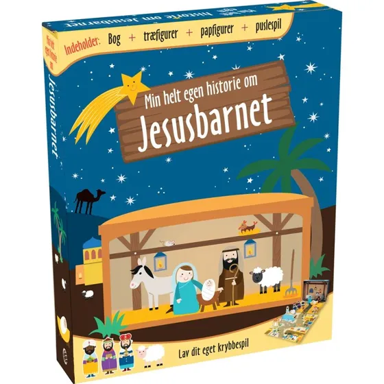Min helt egen historie om Jesusbarnet – krybbespil & bog