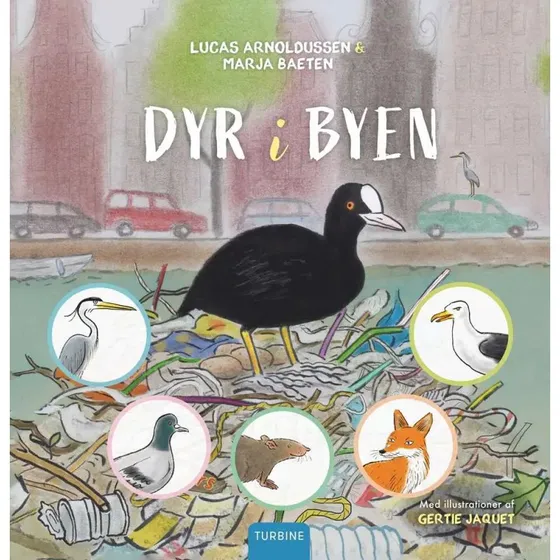 Dyr i byen – børnebog af Marja Baeten