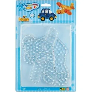 Hama Maxi Stiftplader - Bil & Fly (Transparent)