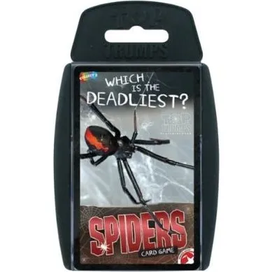 Top Trumps Spiders - Kortspil med 30 edderkopper