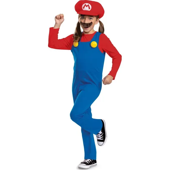 Super Mario Børnekostume 104 cm (Jakks Disguise)