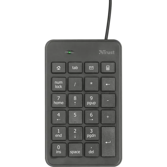 Trust Xalas 22221 USB numerisk tastatur (sort)