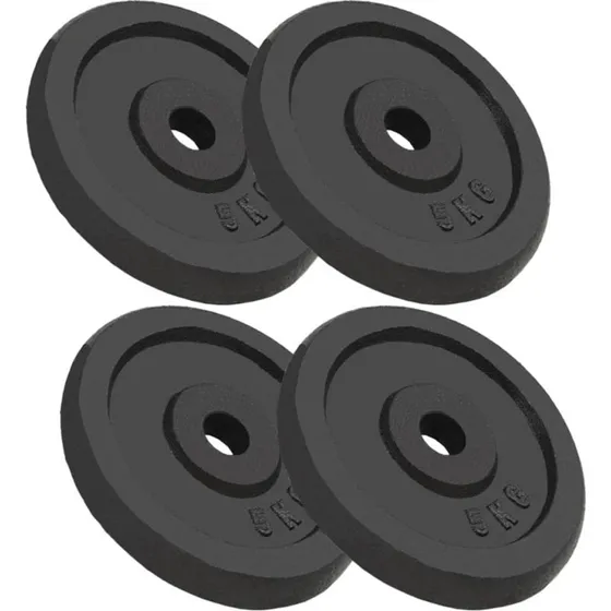 Stbejern vgtplader 45 kg (4 stk)  30 mm hul