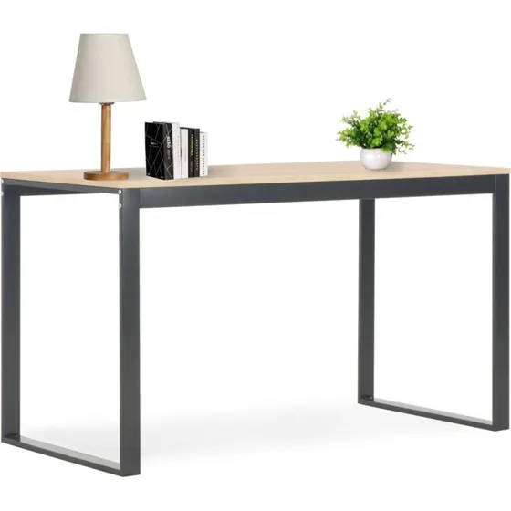 Computerbord 120x60x70 cm – Sort & Egetræ