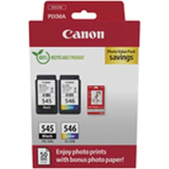 Canon PG-545 + CL-546 multipack (sort + farve)