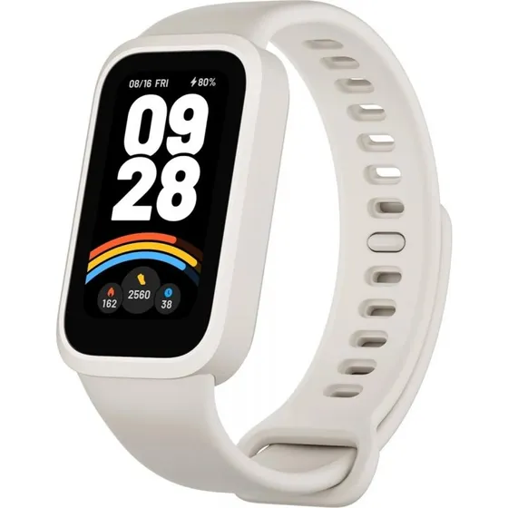 Xiaomi Smart Band 9 Active  Beige/Hvid, 1,47"