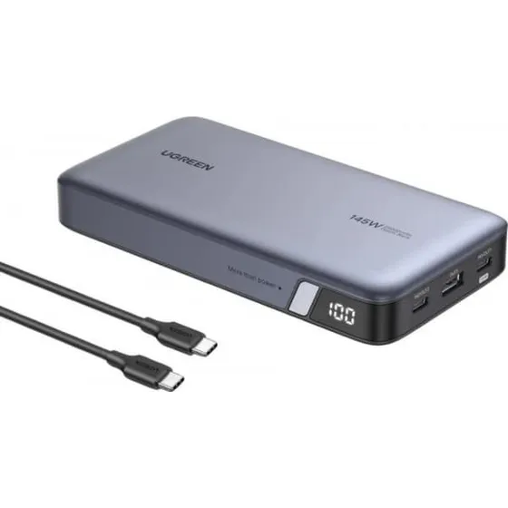 UGREEN 25000 mAh Powerbank 145W (2x USB-C, USB-A)