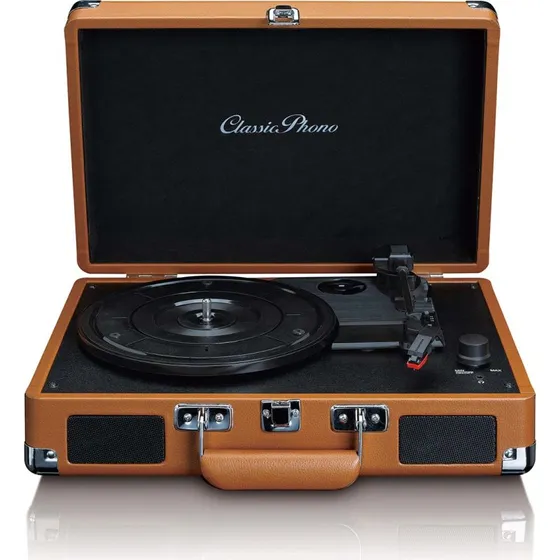 Lenco PHONO TT-10BN kuffertpladespiller - Brun