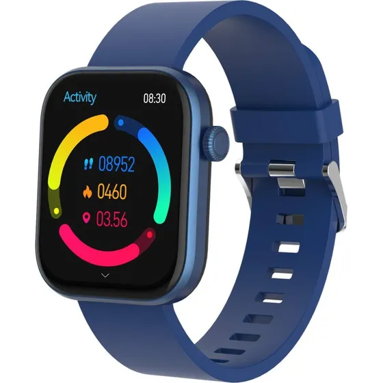 Denver SWC-185BU Bluetooth AMOLED Smartwatch Blå