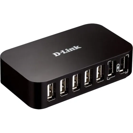 D-Link DUB-H7 7-port USB 2.0 hub (sort)