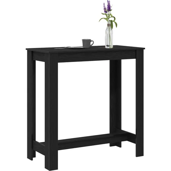 Barbord Sort Eg 102 x 50 x 103,5 cm  Konstrueret tr