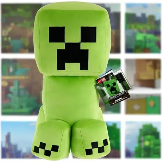 Minecraft Creeper Bamse (23 eller 40 cm)