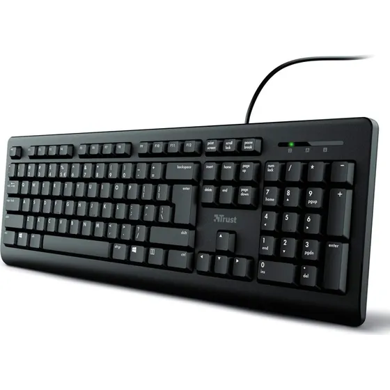 Trust Primo Nordisk fuldtastatur - Silent, kablet USB