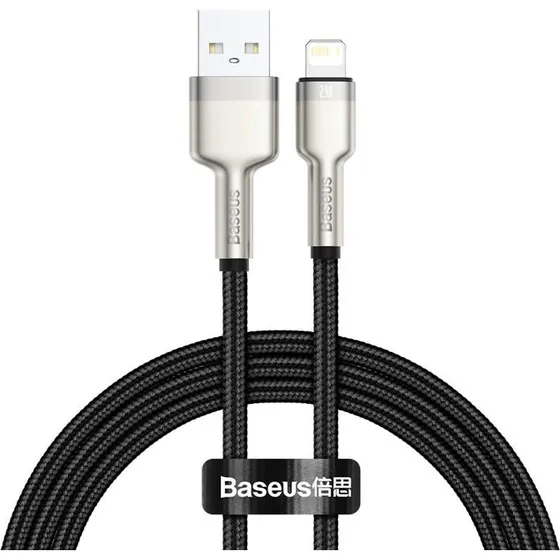 Baseus Cafule Lightning til USB-A kabel 1 m, sort