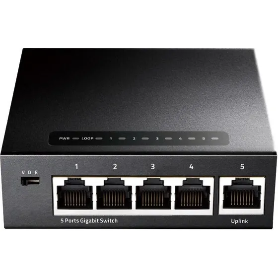 Cudy GS105 5-port Gigabit switch  sort