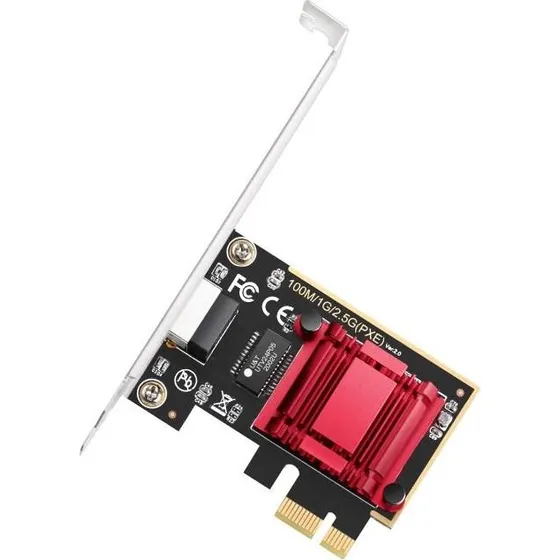 Cudy PE25 2.5G PCIe netvrkskort (lavprofil)
