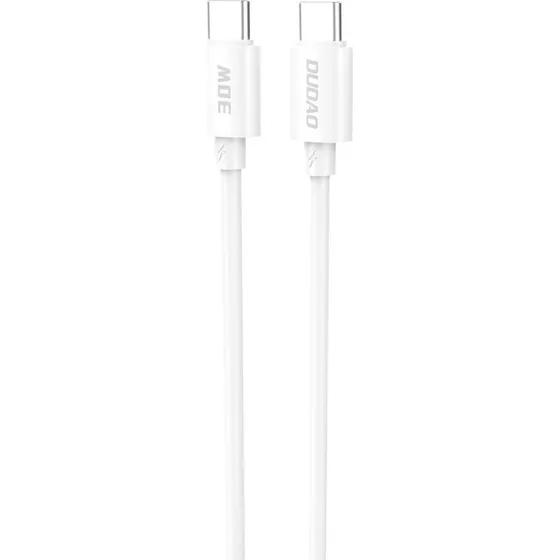 Dudao L4C USB-C til USB-C kabel 2 m 30W - hvid