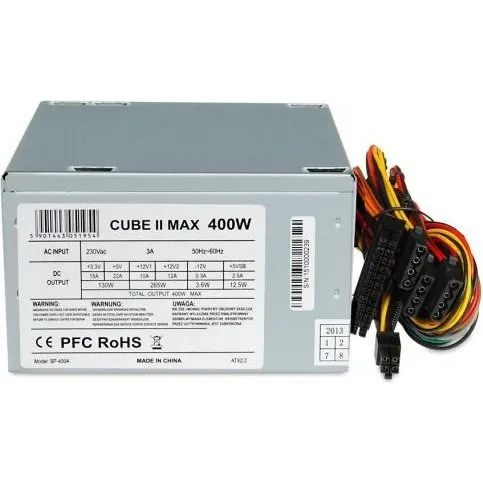 iBox CUBE II ATX 400W  20+4-pin, slv
