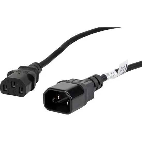 Lanberg strmkabel-forlnger C13C14 1,8 m, sort