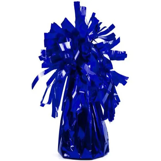 Blå folie ballonvægt 1 stk. – ca. 7 cm, 130 g