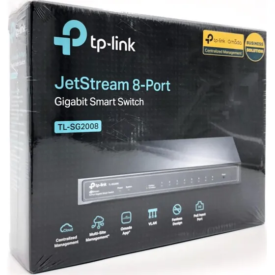 TP-Link TL-SG2008 JetStream 8-ports Gigabit Smart Switch