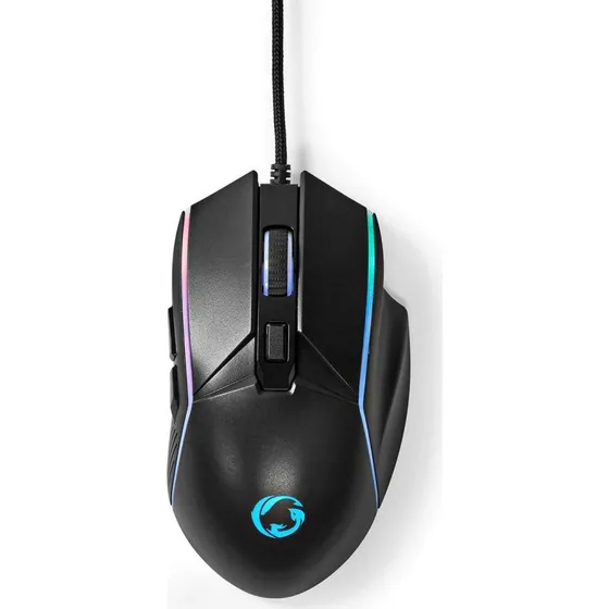 Nedis kablet gamingmus 6 knapper  justerbar DPI op til 7200