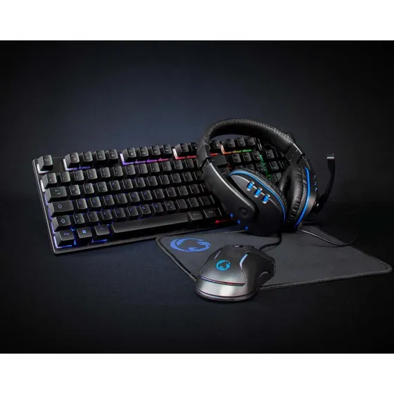 Nedis 5-i-1 Gaming Combo Kit – Tastatur (DE QWERTZ)