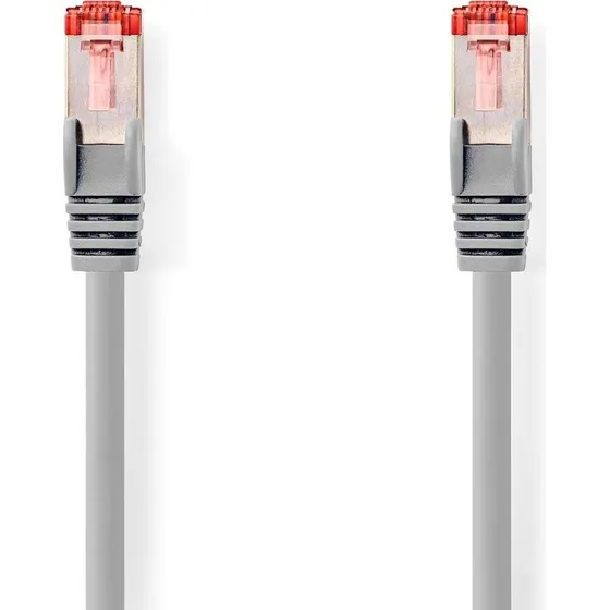 CAT6 S/FTP netværkskabel 15 m – grå (RJ45)