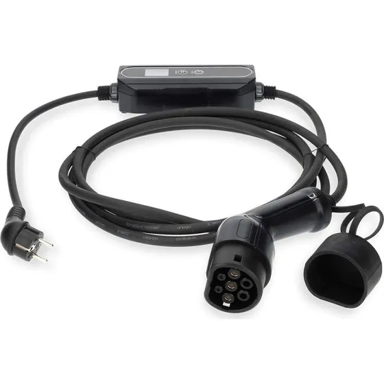 Nedis brbar elbiloplader 1-faset 5,0 m 616 A (sort)