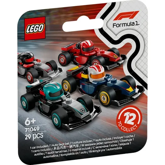 LEGO F1 samlersker med miniracerbiler 71049
