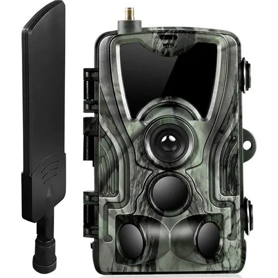 4G Tuya telkamera 8MP med PIR og 2'' skrm