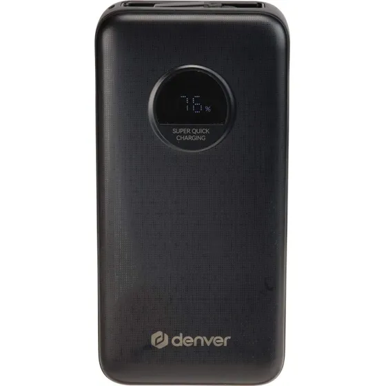 Denver PQC-20065 Powerbank 20.000 mAh 65W PD  Sort