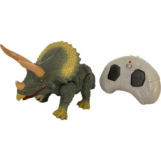Fjernstyret Triceratops IR med lys og lyd