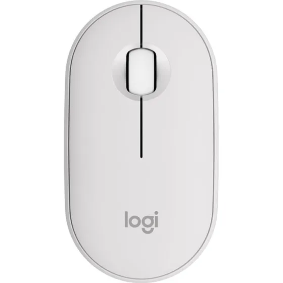 Logitech Pebble Mouse 2 M350s  Trdls hvid mus