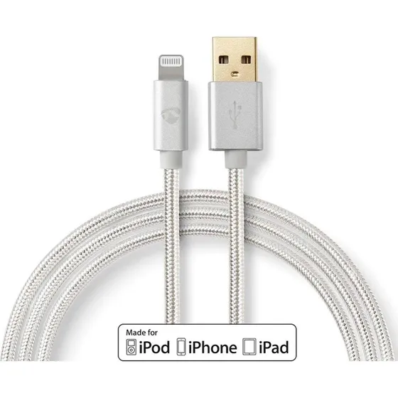 Lightning-kabel 1 m | USB-A til Lightning | MFi, flettet