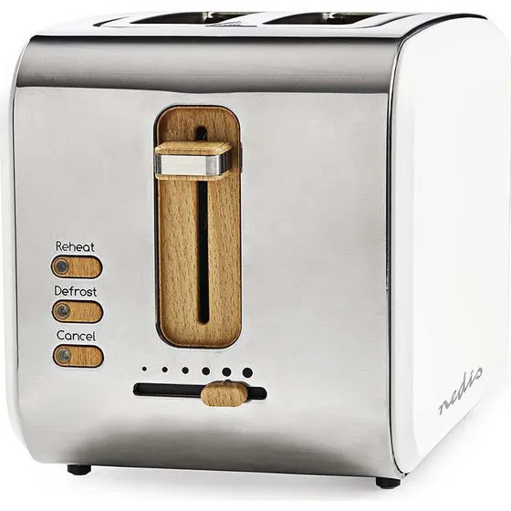 Nedis Brødrister Soft Touch – 2 brede åbninger, 6 niveauer